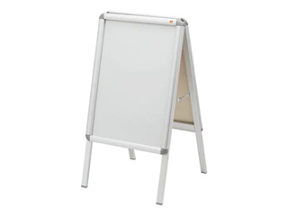 Välitingimustesse sobiv alumiiniumraamiga infostend Nobo Essence, A2, 47.5x89x7 cm