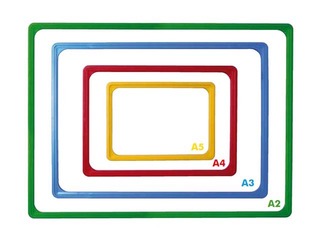 Plastmassist raam A6, roheline