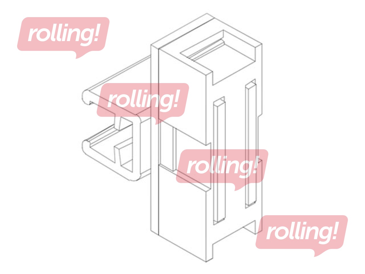 Magnet raamide kinnitamiseks 90-kraadise nurga all