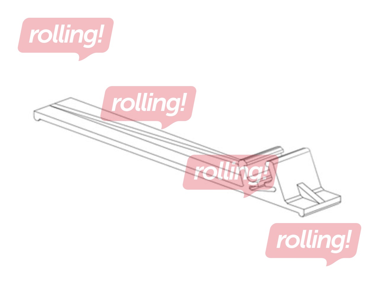 Plastik alus raamile, kallakuga