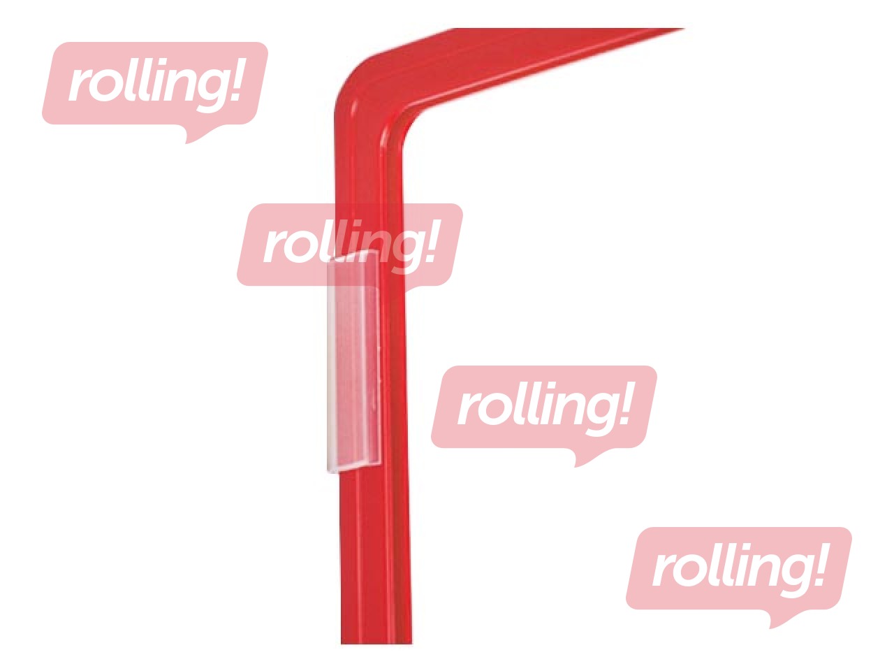 Ekstrudēta skava rāmja stiprināšanai perpendikulāri virsmai