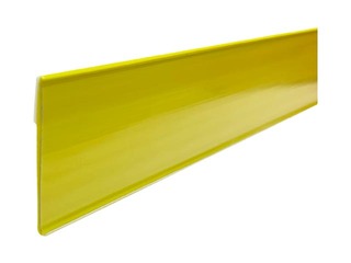 Datastrip with tape, yellow, 39x1250 mm