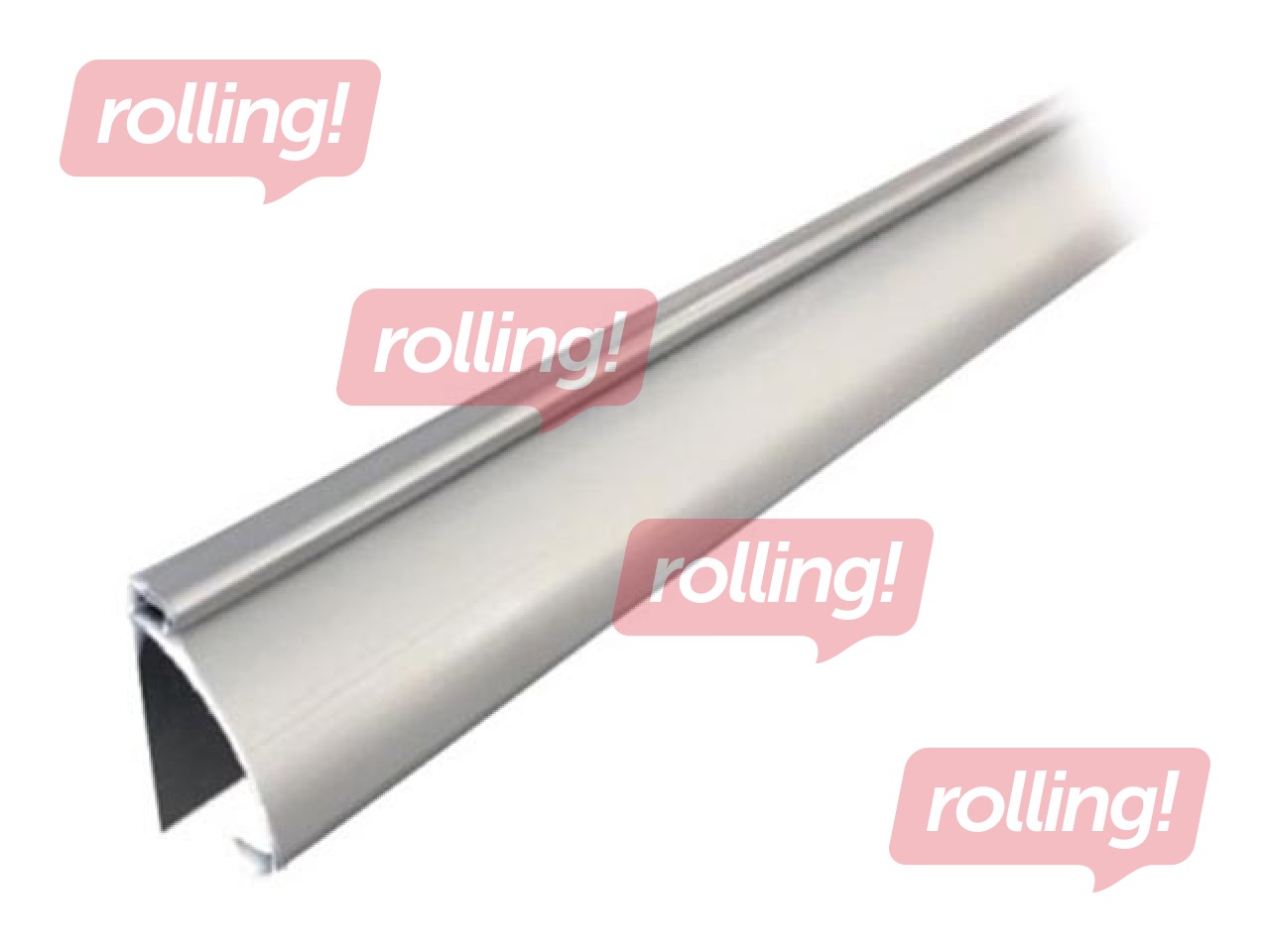 Profiilhinnasilt Slimline™, hall, 1290 mm