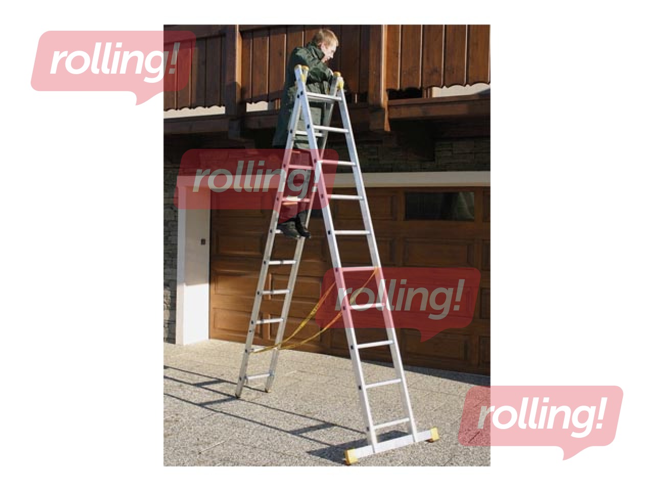 Стремянки 2-секционная Forte tools, 8508, 462 см, 362 см