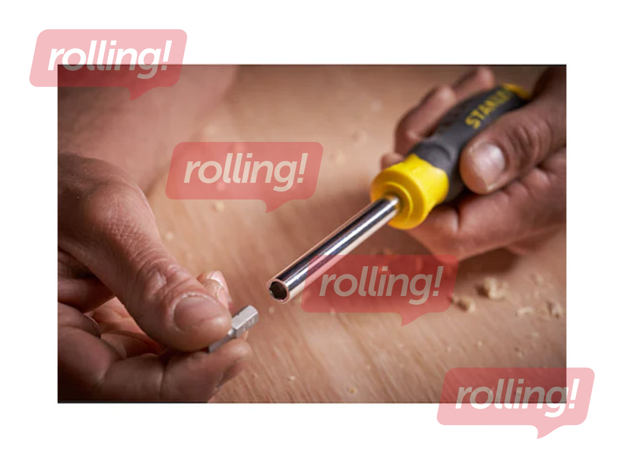 Kruvikeeraja otsikute komplekt Stanley, 34 tk