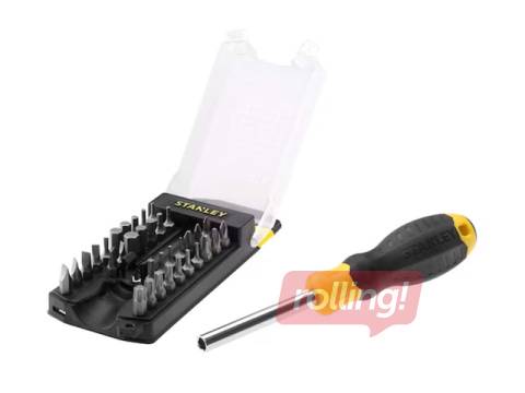 Screwdriver bit set Stanley, 34 pcs