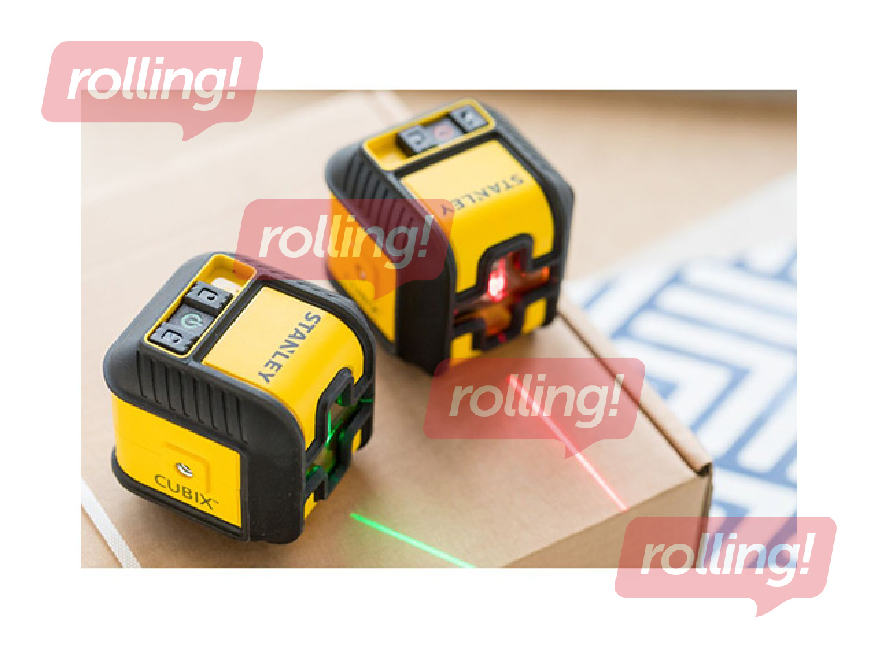 Leveling cross line laser CUBIX with red beam