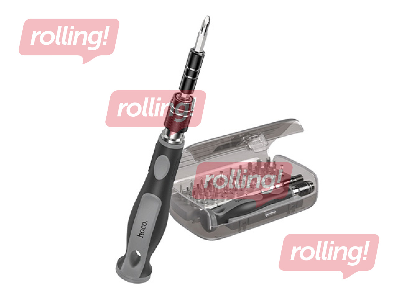 Screwdriver set made of CR-V steel, 30 pcs