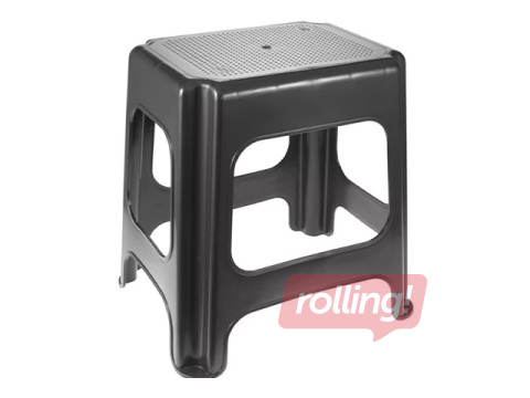 Step stool Keeeper Max Maxi, dark grey, 42.5x33.5x41cm