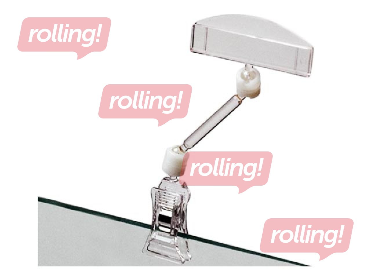 Märgihoidik klambriga,väike. 50 mm pikendusega