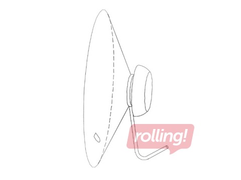Присоска с металлическим крючком