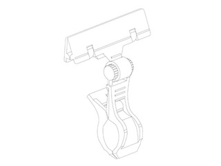 Захват универсальный для ценников и вывесок