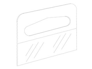 Вешалка прозрачная, самоклеющаяся, 100 шт.