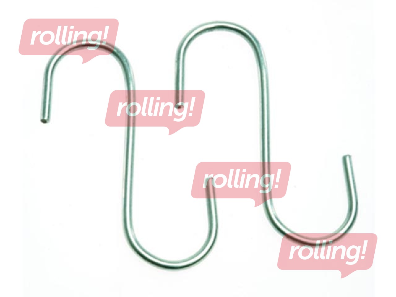 S-veida āķis, 50 mm, 100 gab./iepak.