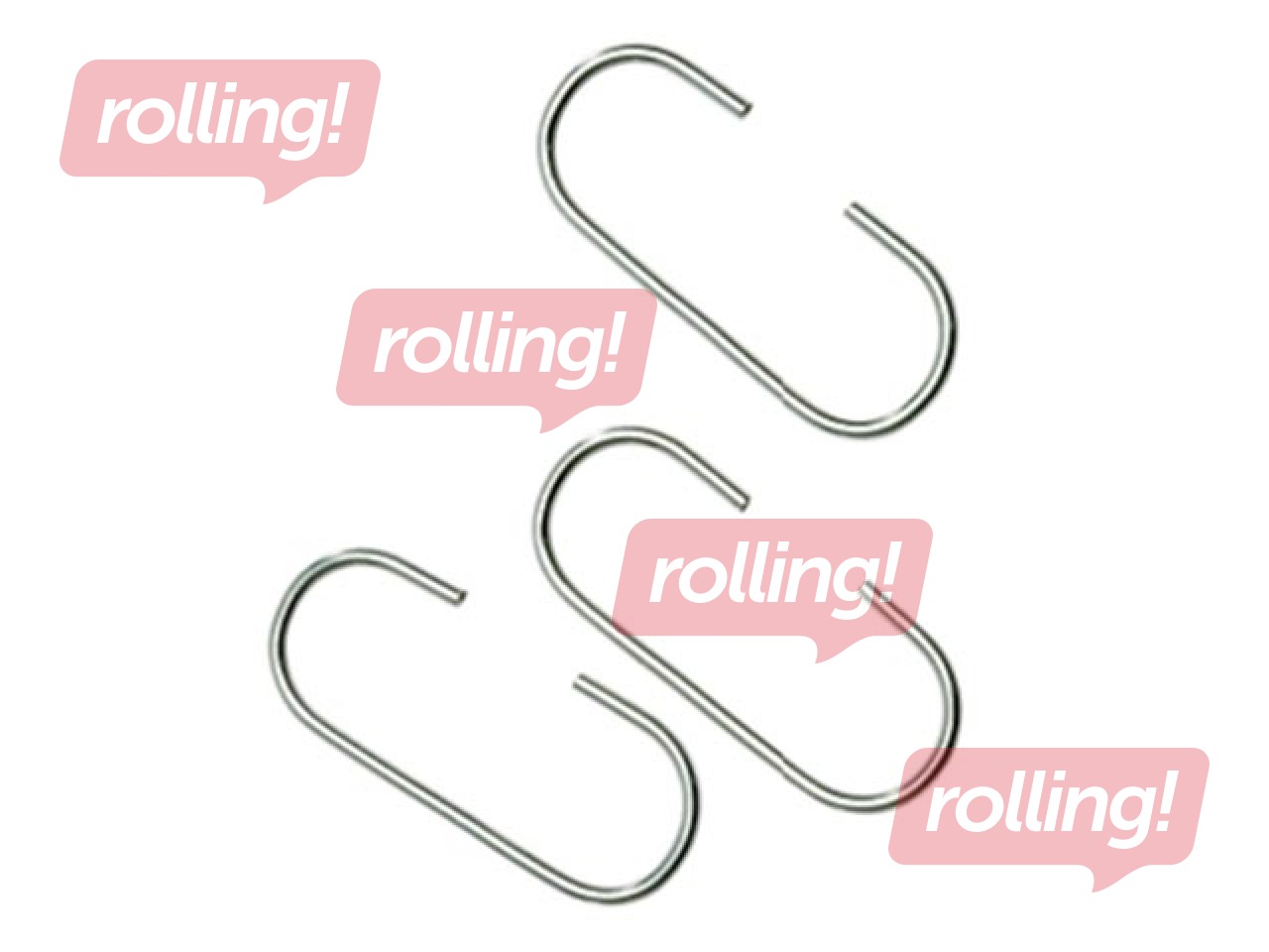 Konks, C-kujuline, 50 mm, 100 tk.