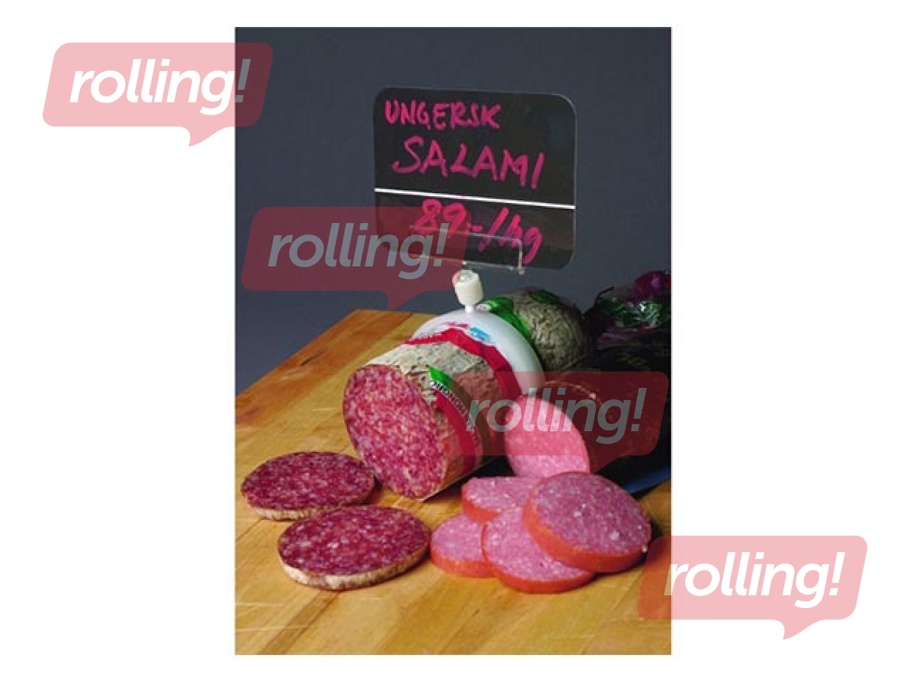 Sign holder for sausages, 50mm