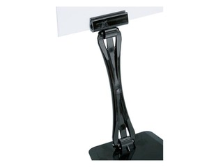 Swivel arm, large, black, 100mm