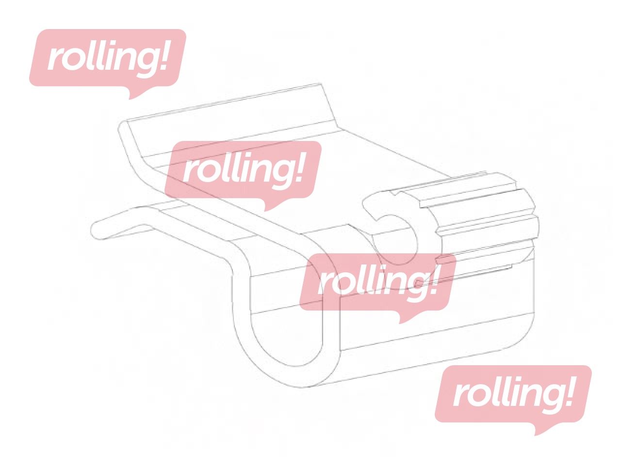 Connector for price cassettes, black