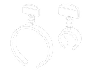 Price holder for sausages, 90mm