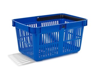 Корзина для покупок, синая, 27L