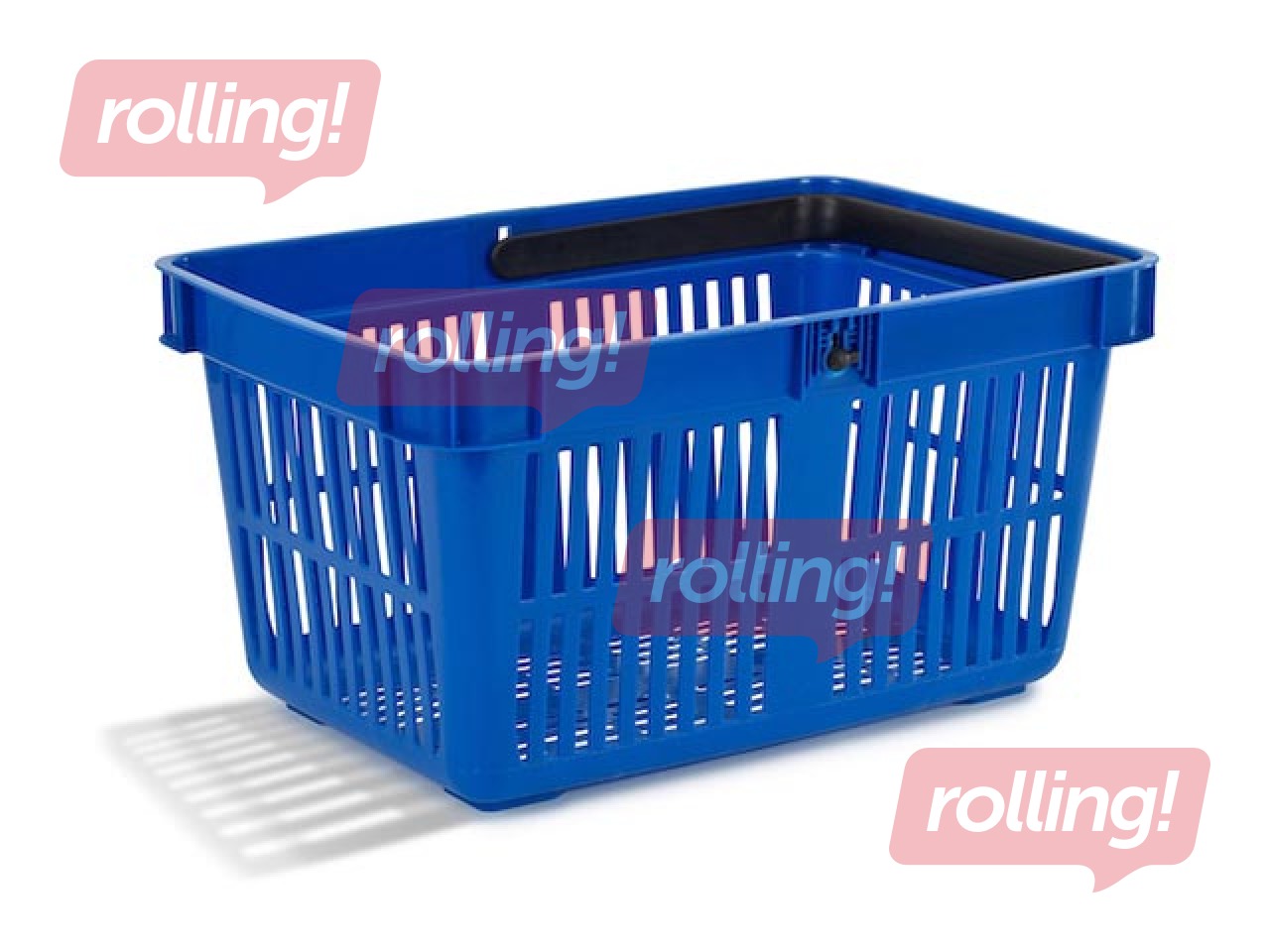 Shopping basket, blue, 27L