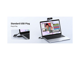 Ugreen USB HD 1080p veebikaamera sisseehitatud mikrofoniga