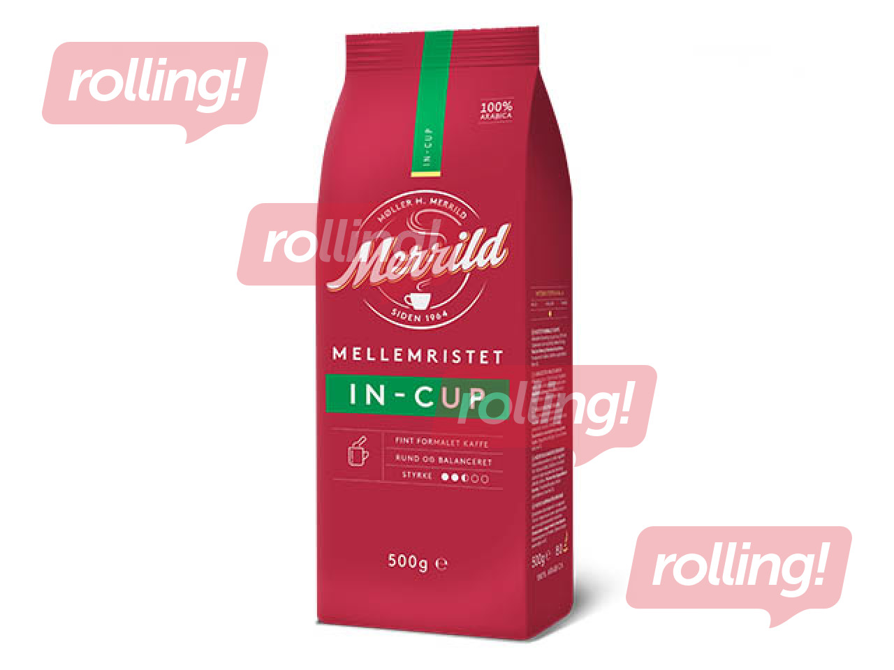 Kafija maltā Merrild In Cup, 500g