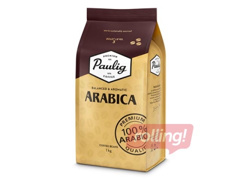 Coffee beans Paulig arabica, 1kg