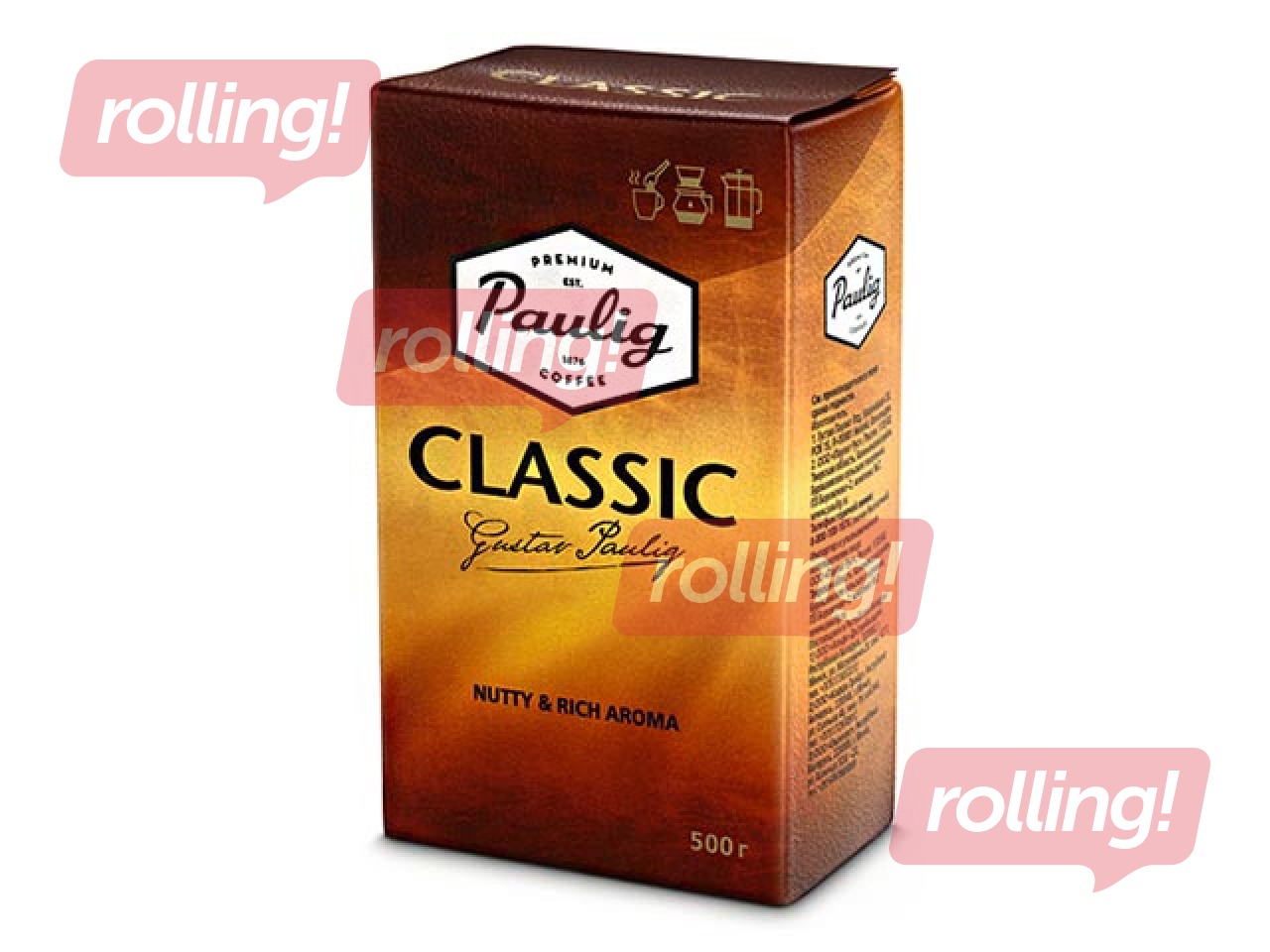 Jahvatatud kohv Paulig Classic, 500g 