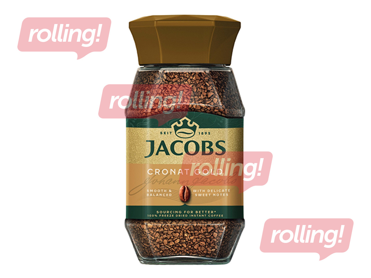 Кофе растворимый Jacobs Cronat Gold, 200г