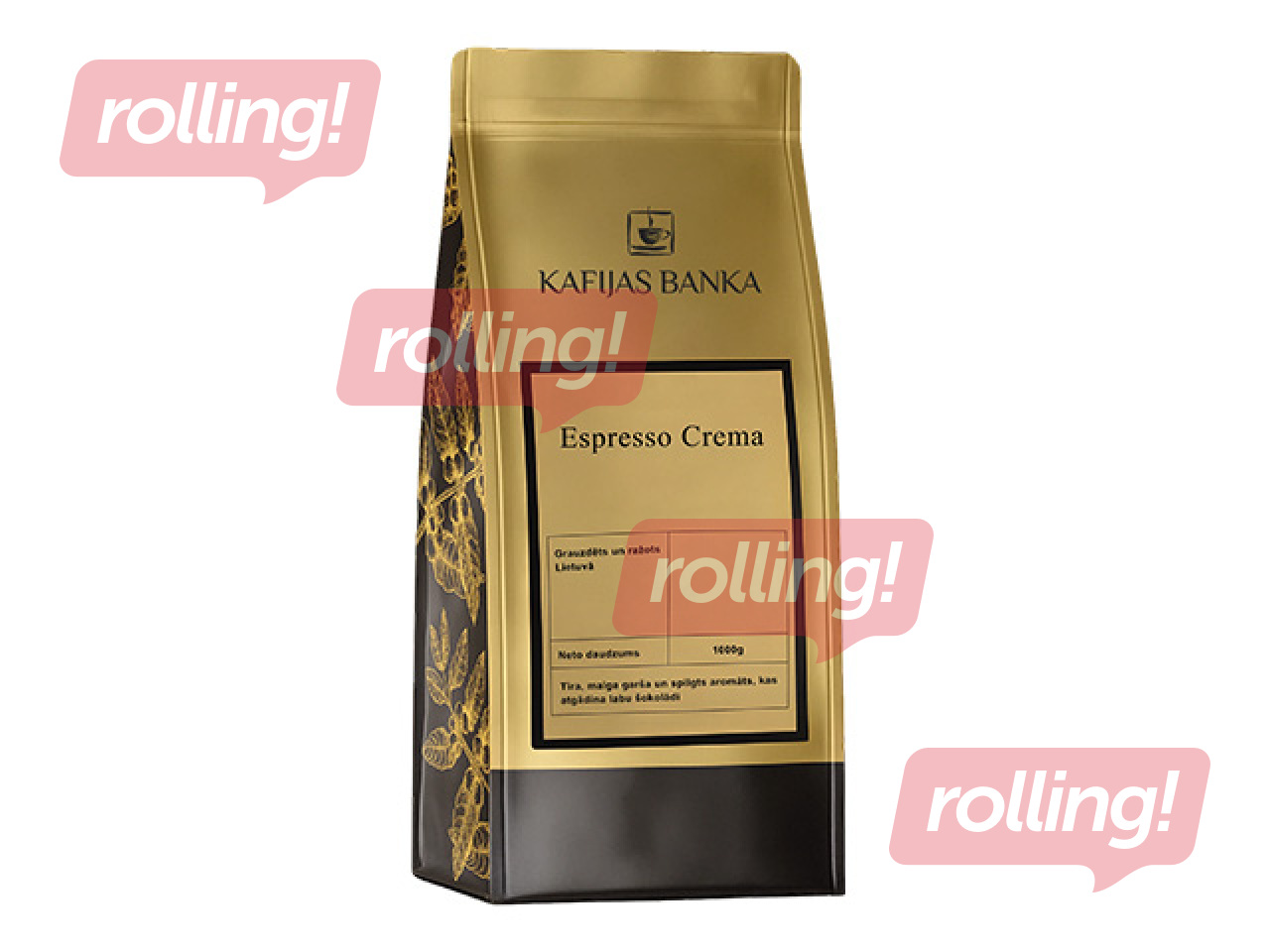 Kohvioad Kafijas Banka Espresso Crema, 1kg 