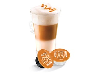 Кофе в капсулах Nescafe Caramel Latte Macchiatto, Dolce Gusto, 16шт