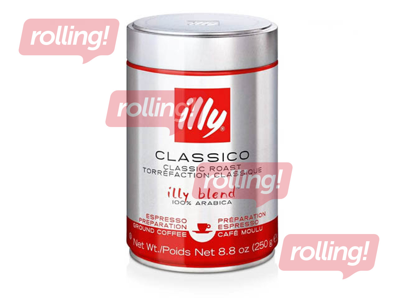Кофе молотый Illy Classico, средняя обжарка, 250г