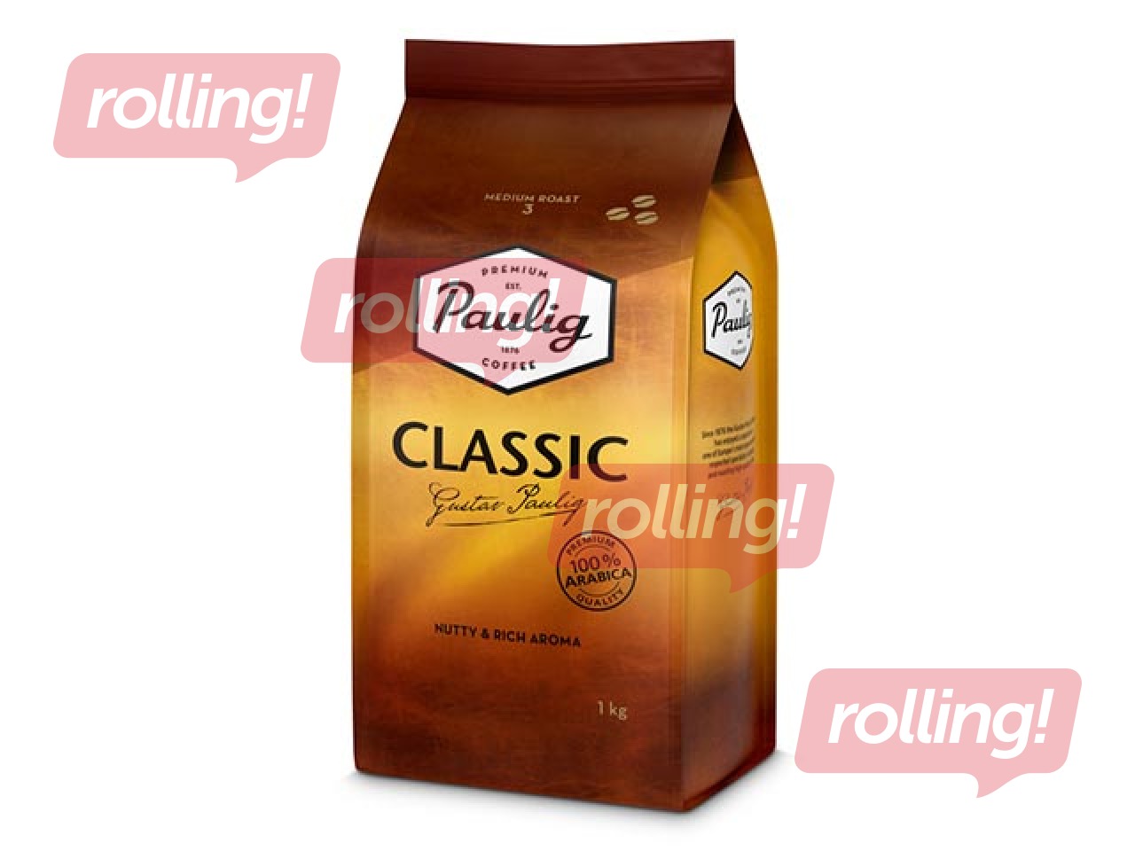 Kafijas pupiņas Paulig Classic, 1kg