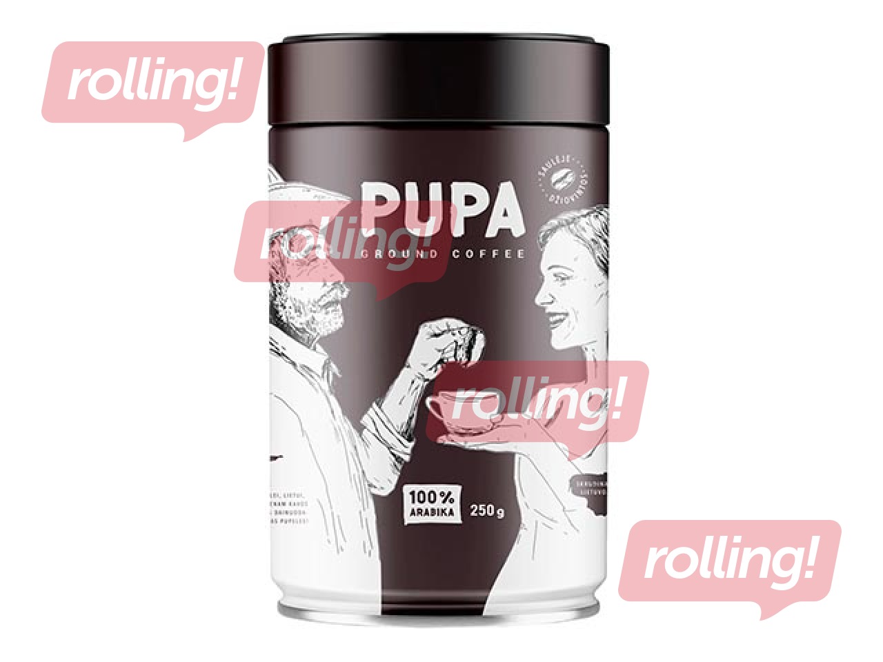 Coffee ground Pupa, 250g