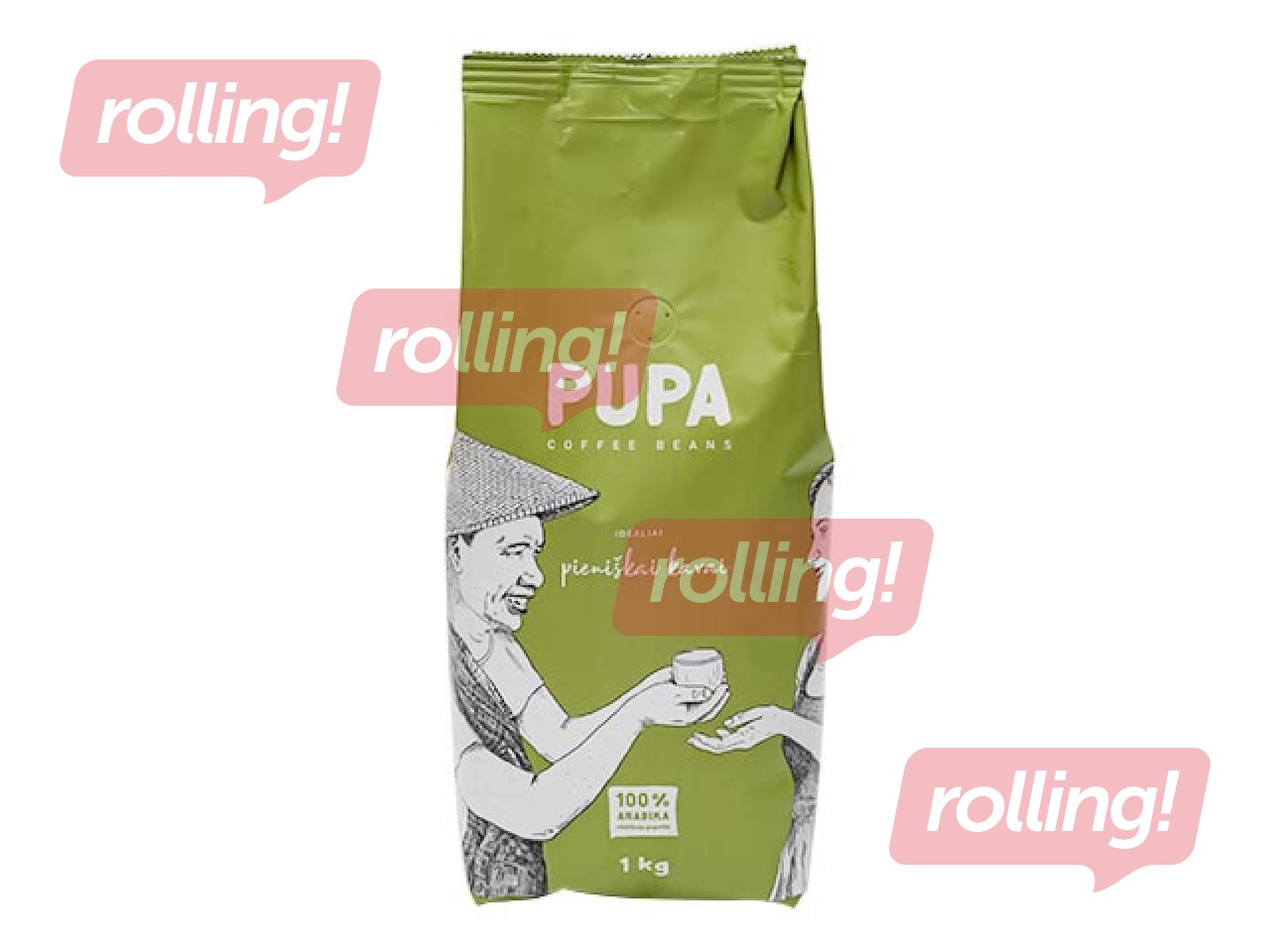 Кофе в зернах Pupa Crema, 1кг