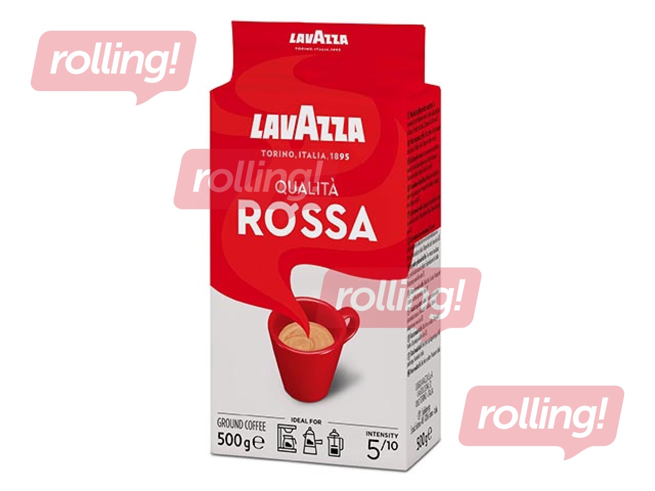 Jahvatatud kohv Lavazza Rossa, 250g