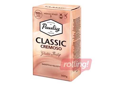 Jahvatatud kohv Paulig Classic Cremoso, 500g