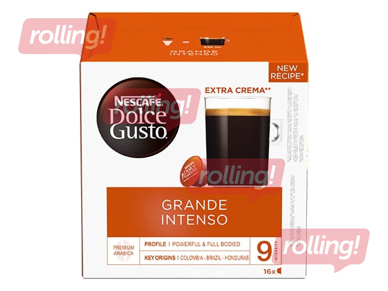 Kohvikapslid Nescafe Grande Intenso, Dolce Gusto, 16tk