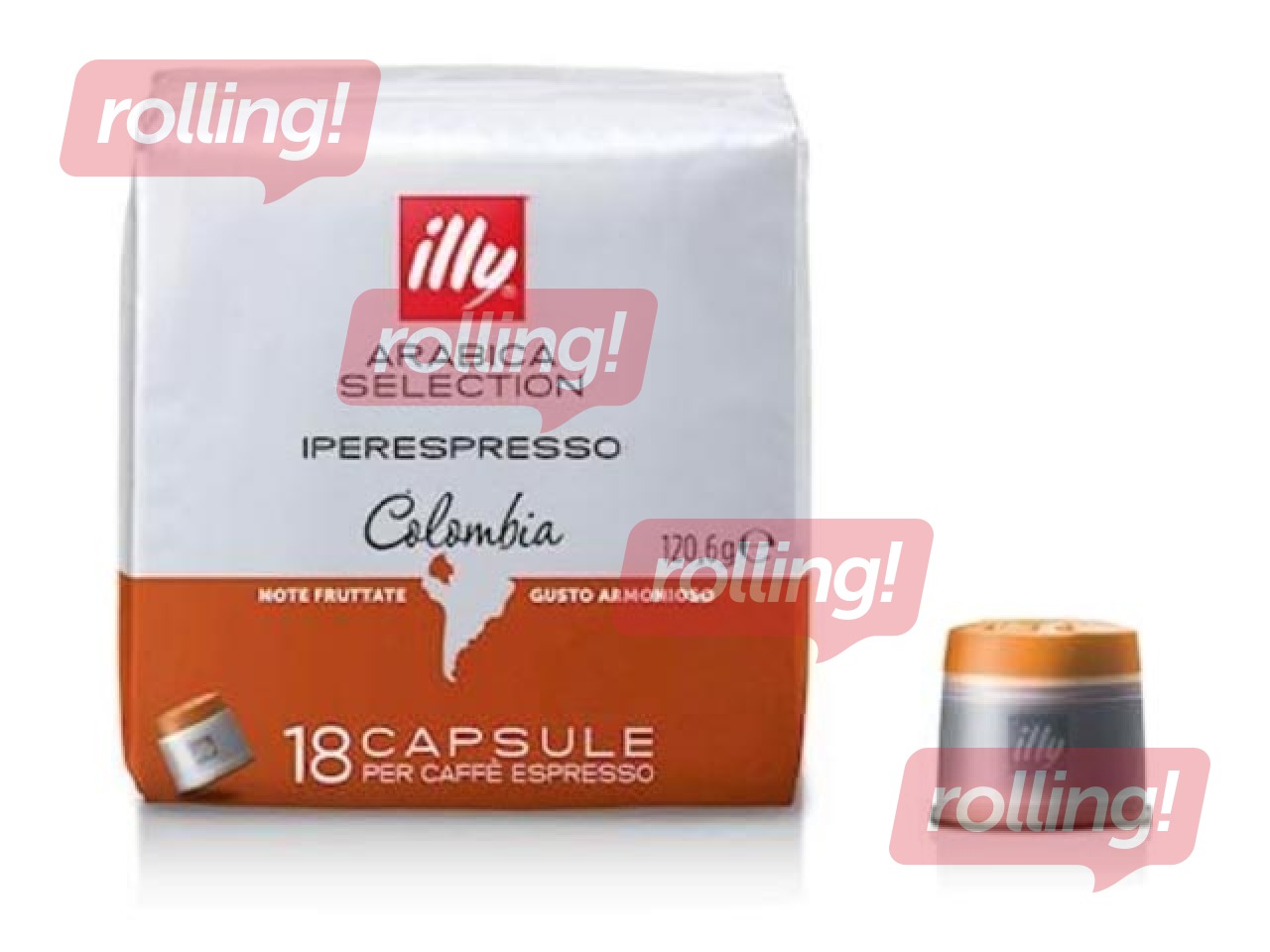 Kohvikapslid Illy IperEspresso, Colombia, 18tk