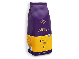 Coffee beans Löfbergs Brazil Medium Roast, 1kg