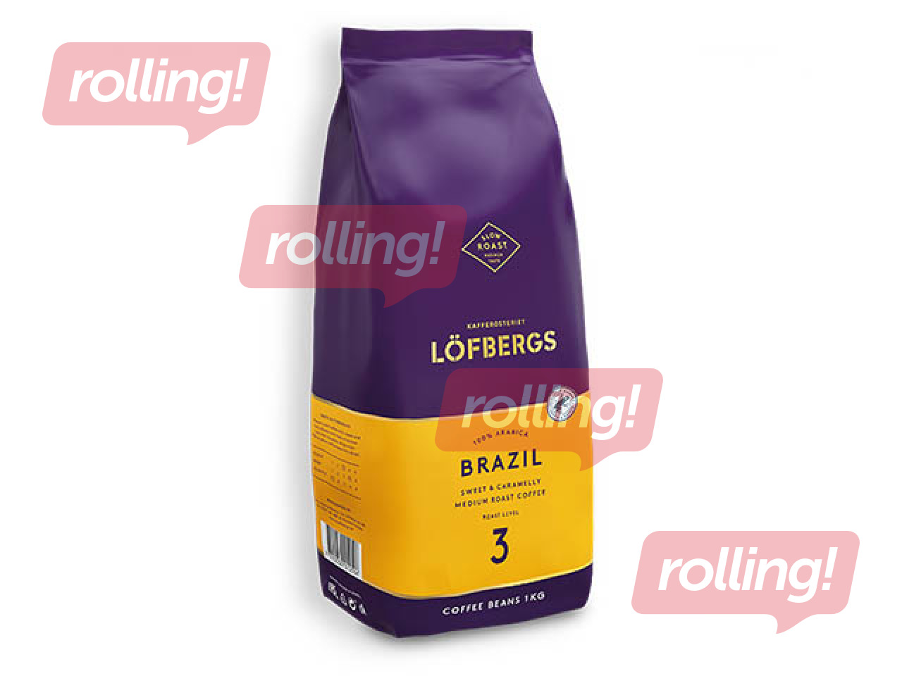 Kafijas pupiņas Löfbergs Brazil Medium Roast, 1kg