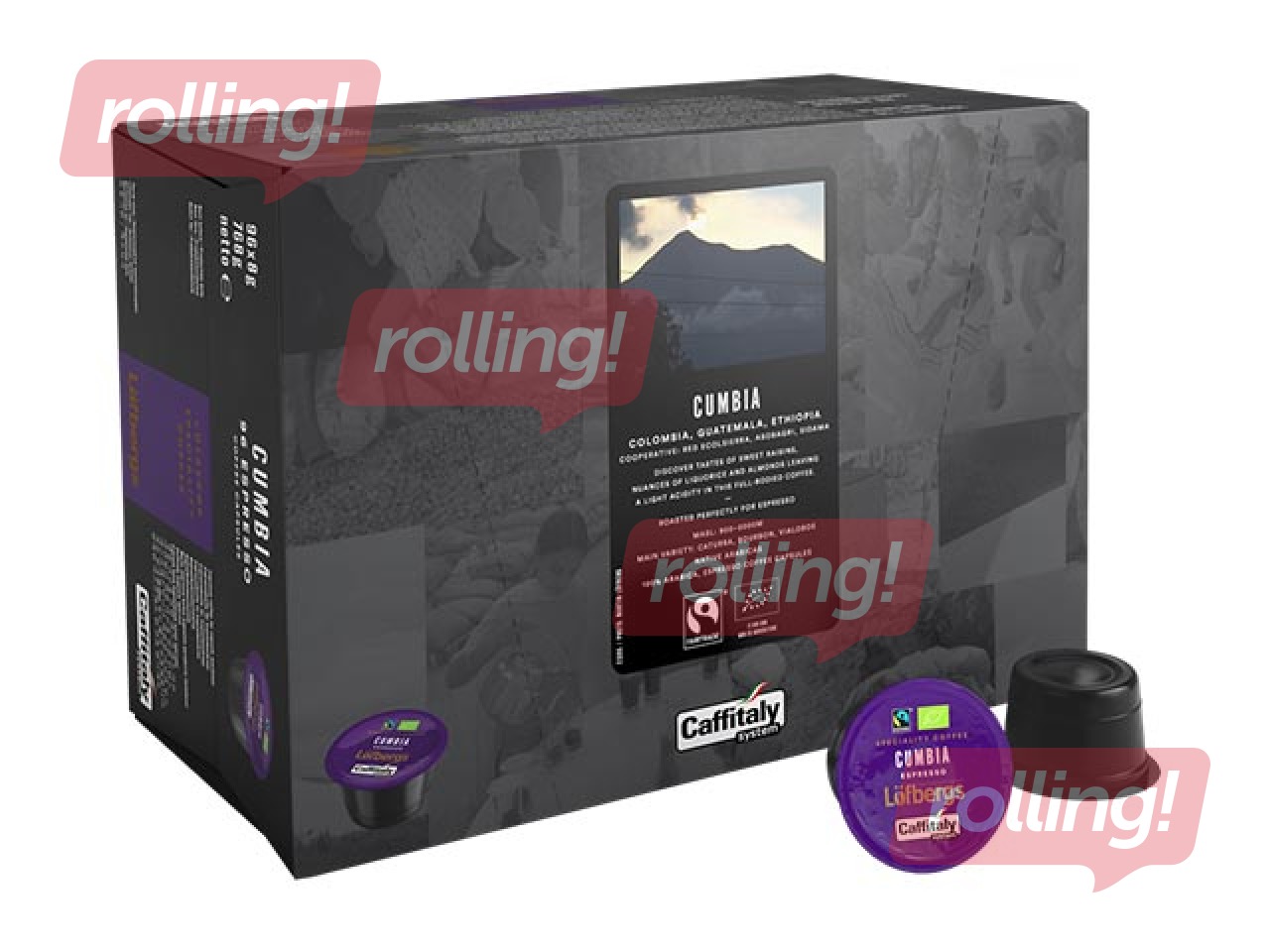 Kohvikapslid Lofbergs Cumbia Espresso, Caffitaly System, 96tk