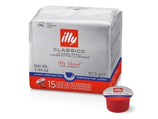 Coffee capsules Illy Classico Lungo, MPS, 15pcs