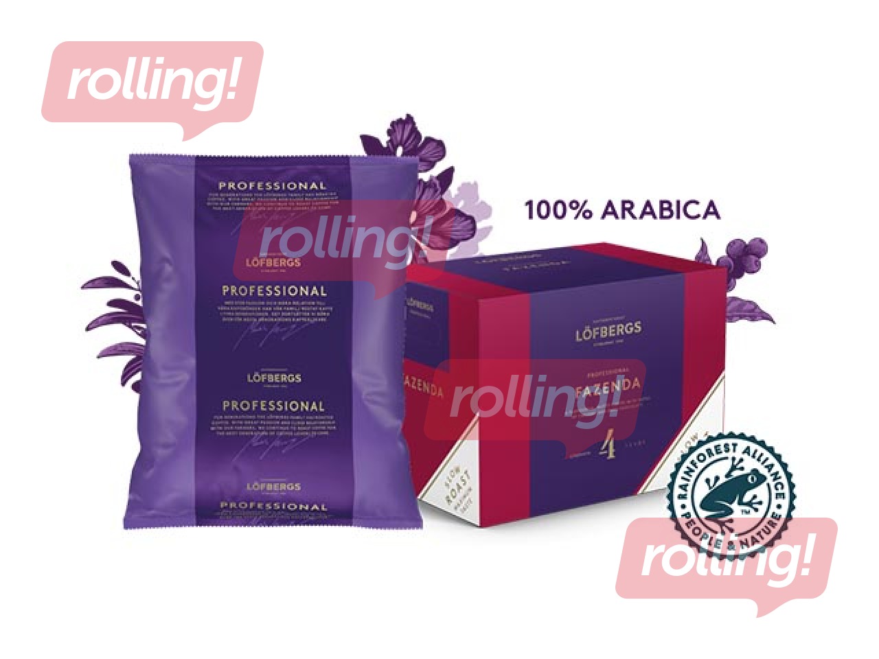 Кофе в зернах Löfbergs Professionell Fazenda, 1кг