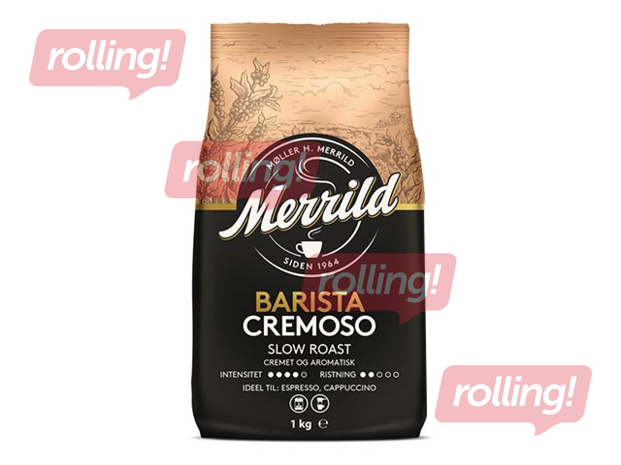 Kohvioad Merrild Barista Cremoso,1kg 
