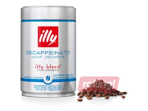 Kohvioad Illy Decaffeinated, kofeiinivabad, 250g