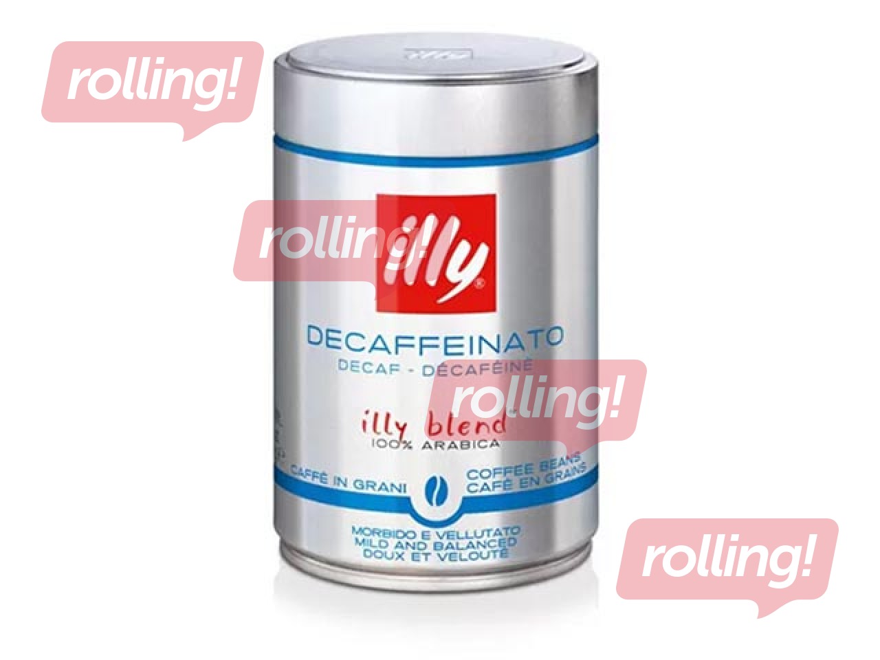 Kohvioad Illy Decaffeinated, kofeiinivabad, 250g