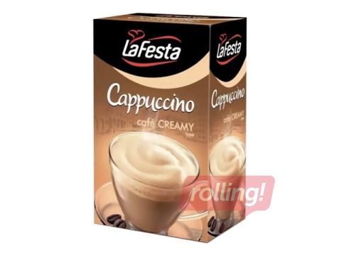 Cappuccino drink LaFesta with cream flavor, 10x12.5g