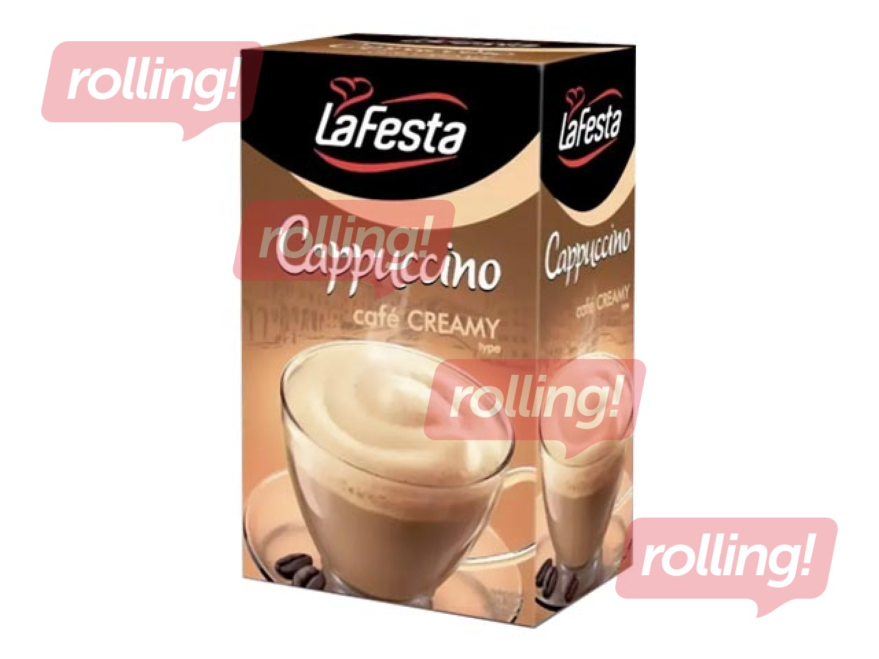 Cappuccino drink LaFesta with cream flavor, 10x12.5g